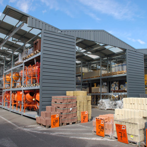 Cornix vous propose des solutions de stockages extérieurs couverts